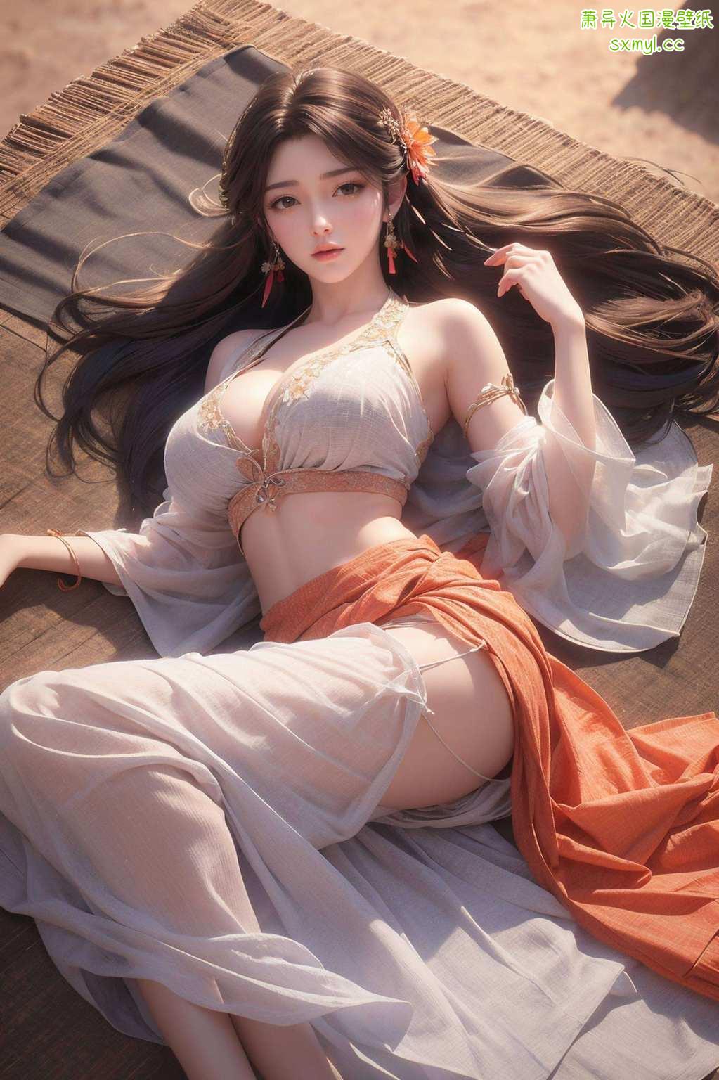 灵气逼人保准让你的ipad秒变国漫Show！这就是火灵儿的唯美高清跳舞壁纸