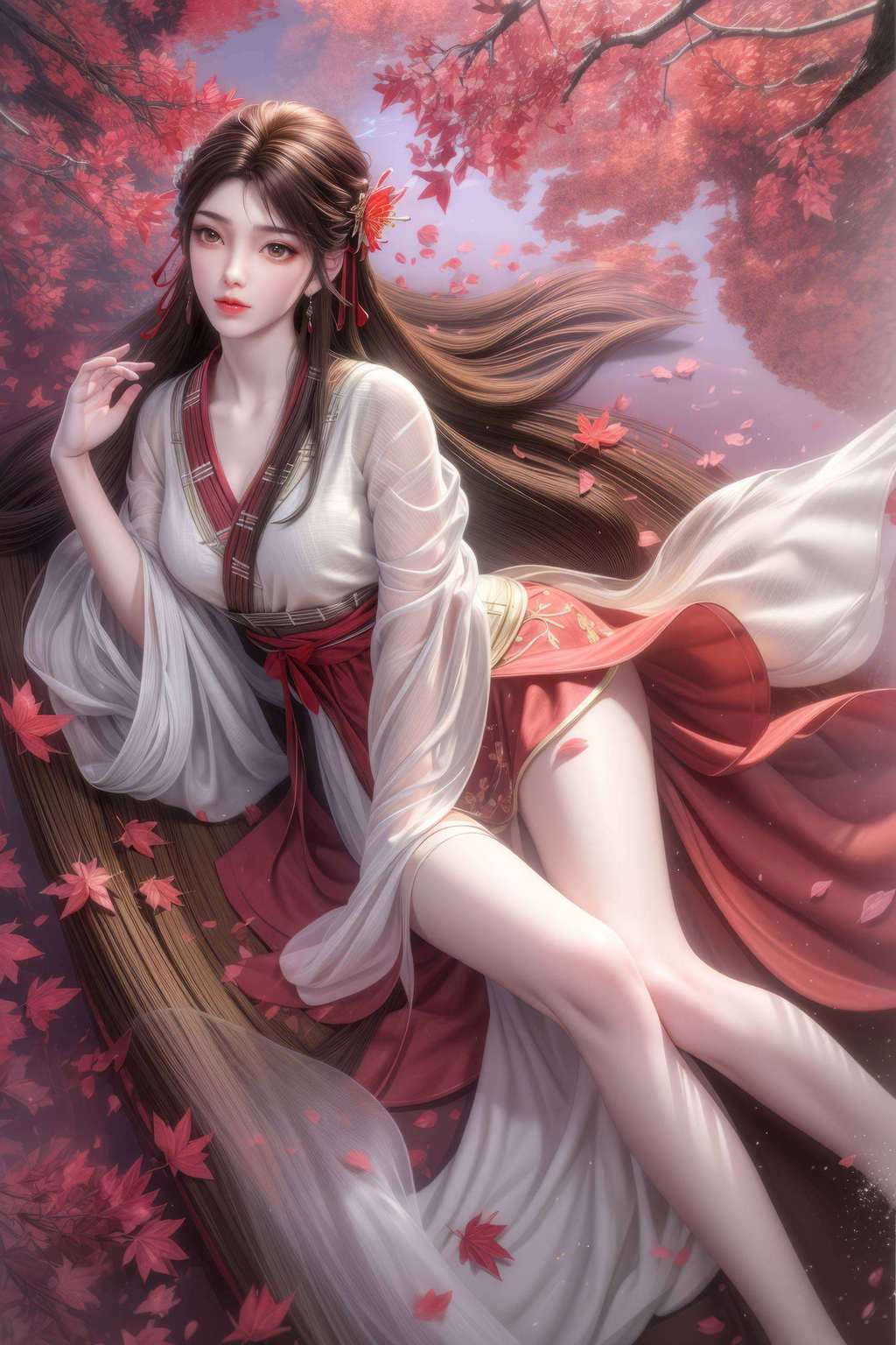 壁纸映仙颜玄幻意境蕴心间