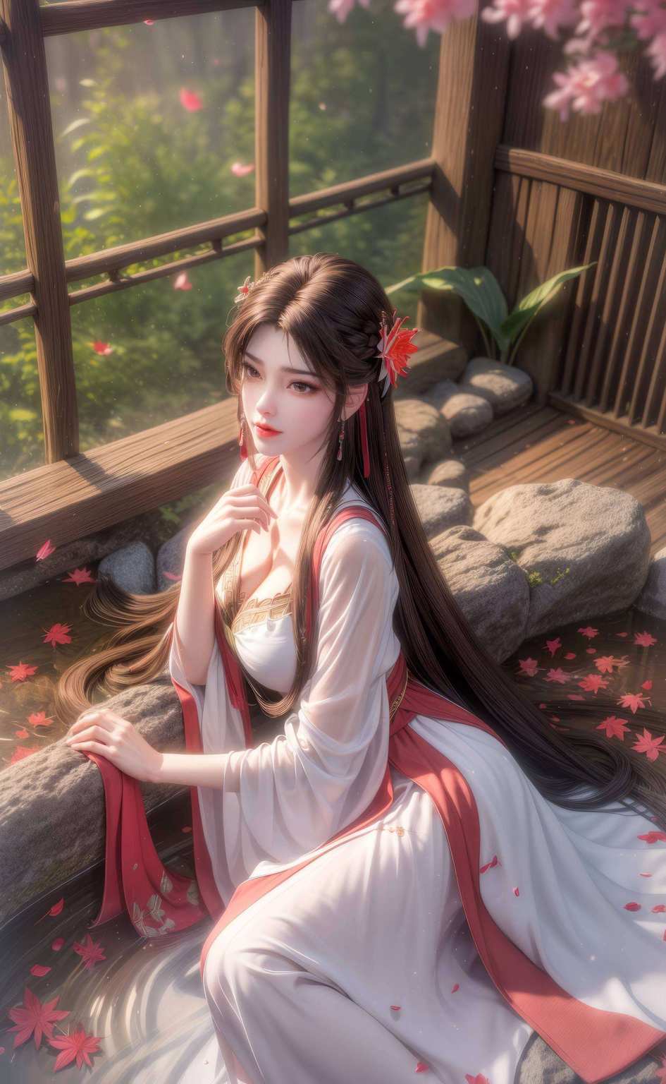 穿梭在完美世界的她让每一个桌面都变得生动起来