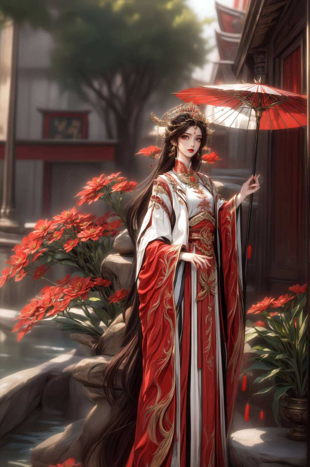 美女映屏间火灵儿翩翩舞