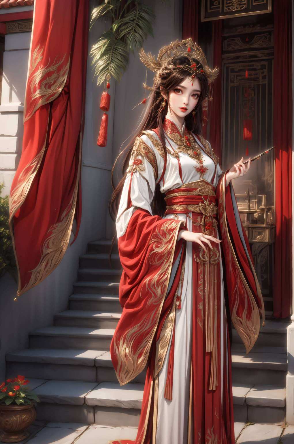 火灵儿舞动九天绮梦彰显玄幻之美