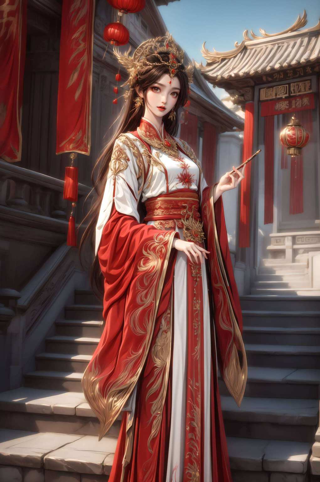 火灵儿以其独有的魅力不仅有着完美的世界背景衬托