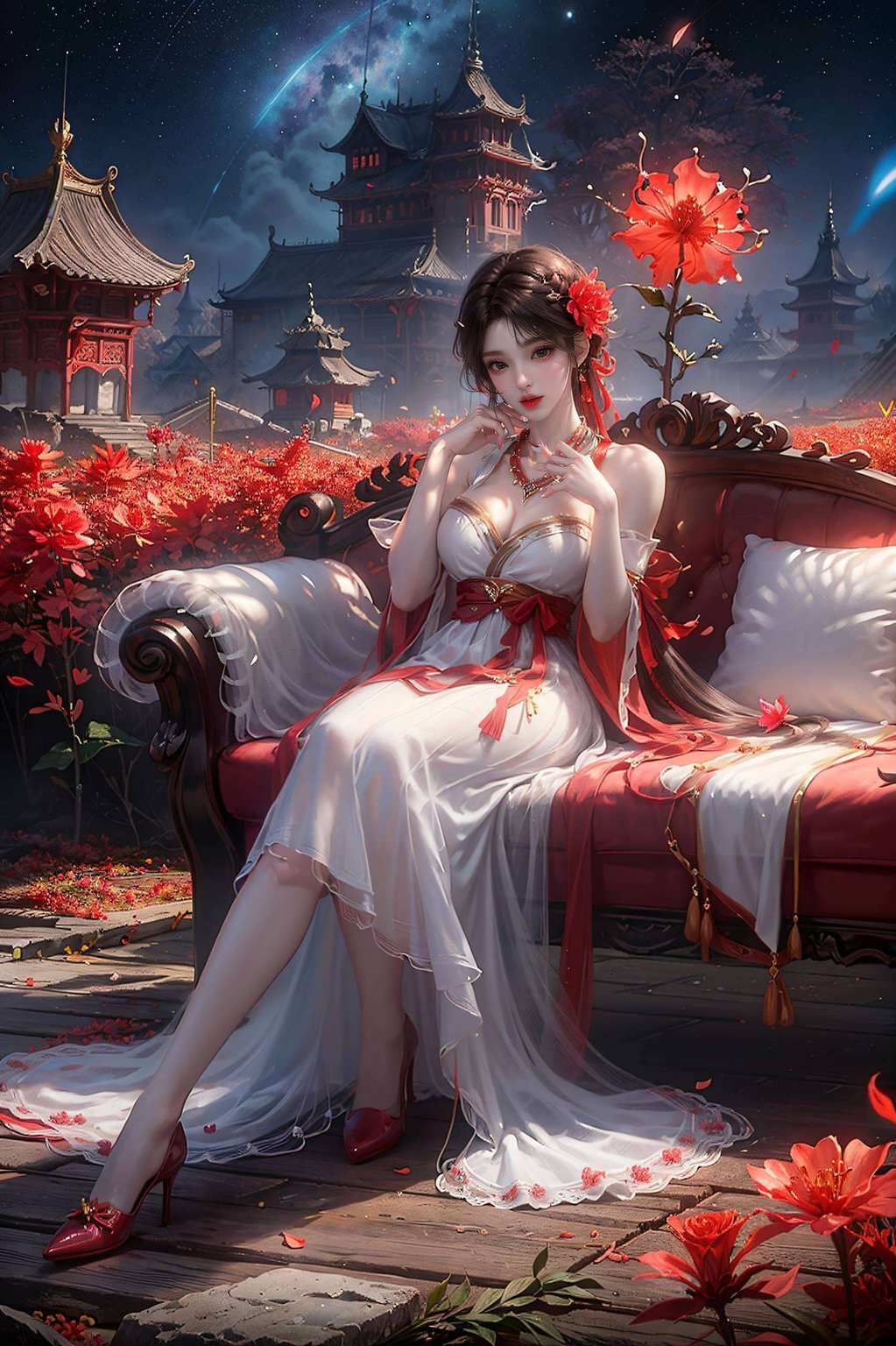 点燃了无数粉丝的桌面让动漫女神的魅力瞬间升华