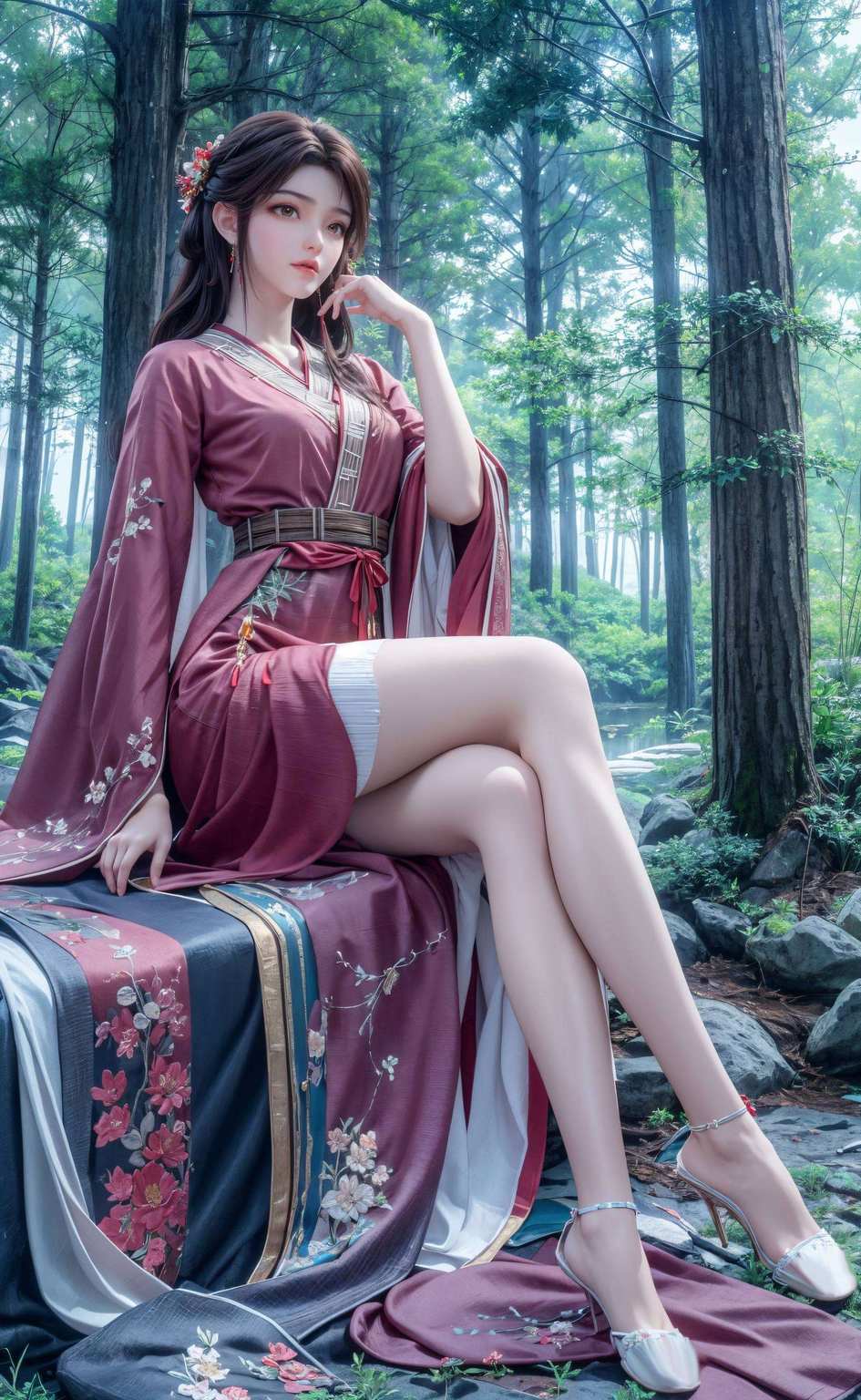 今儿给大家秀一波石吴和火灵儿的电脑壁纸可一到镜头前