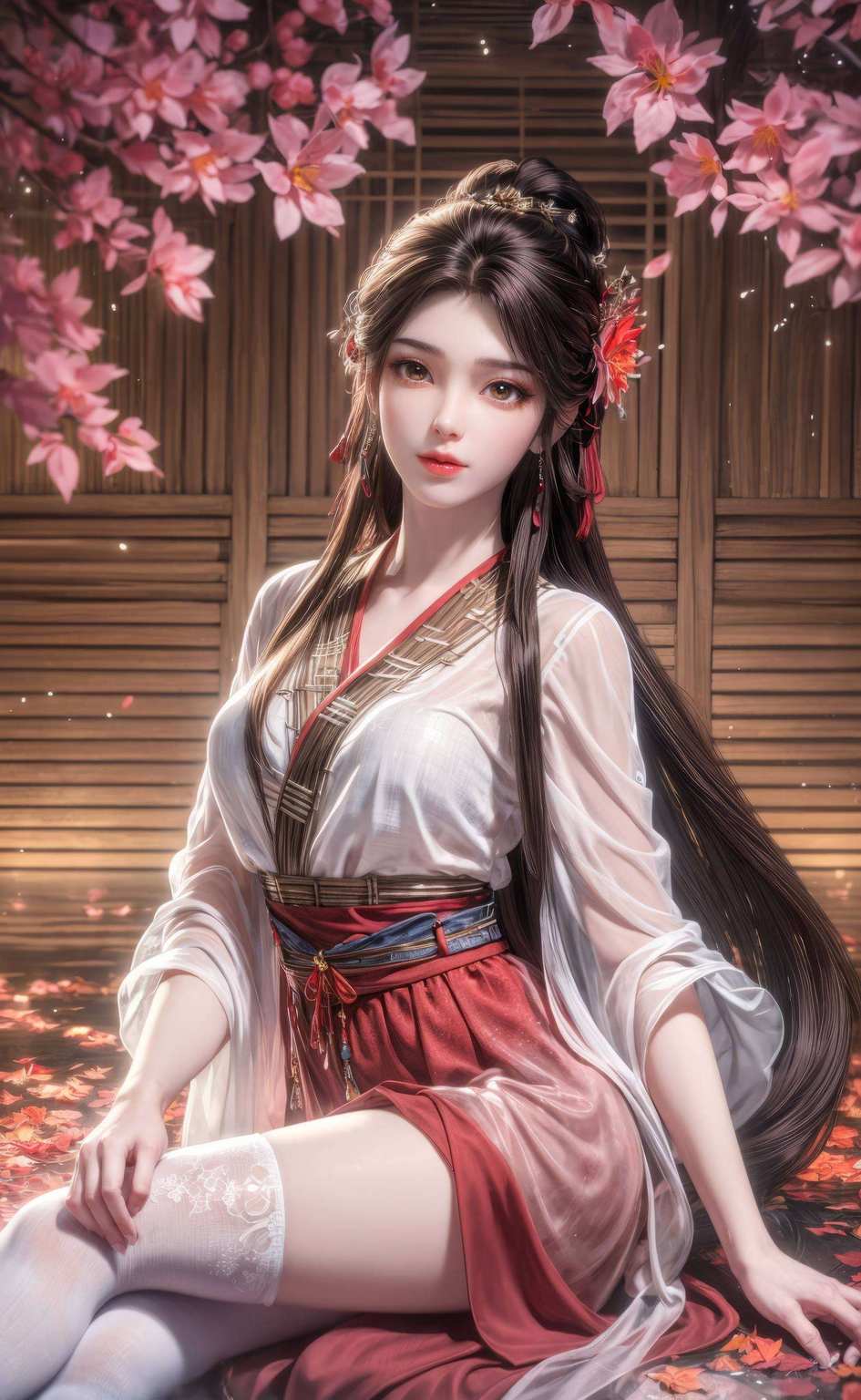 佳人如梦壁纸秀美