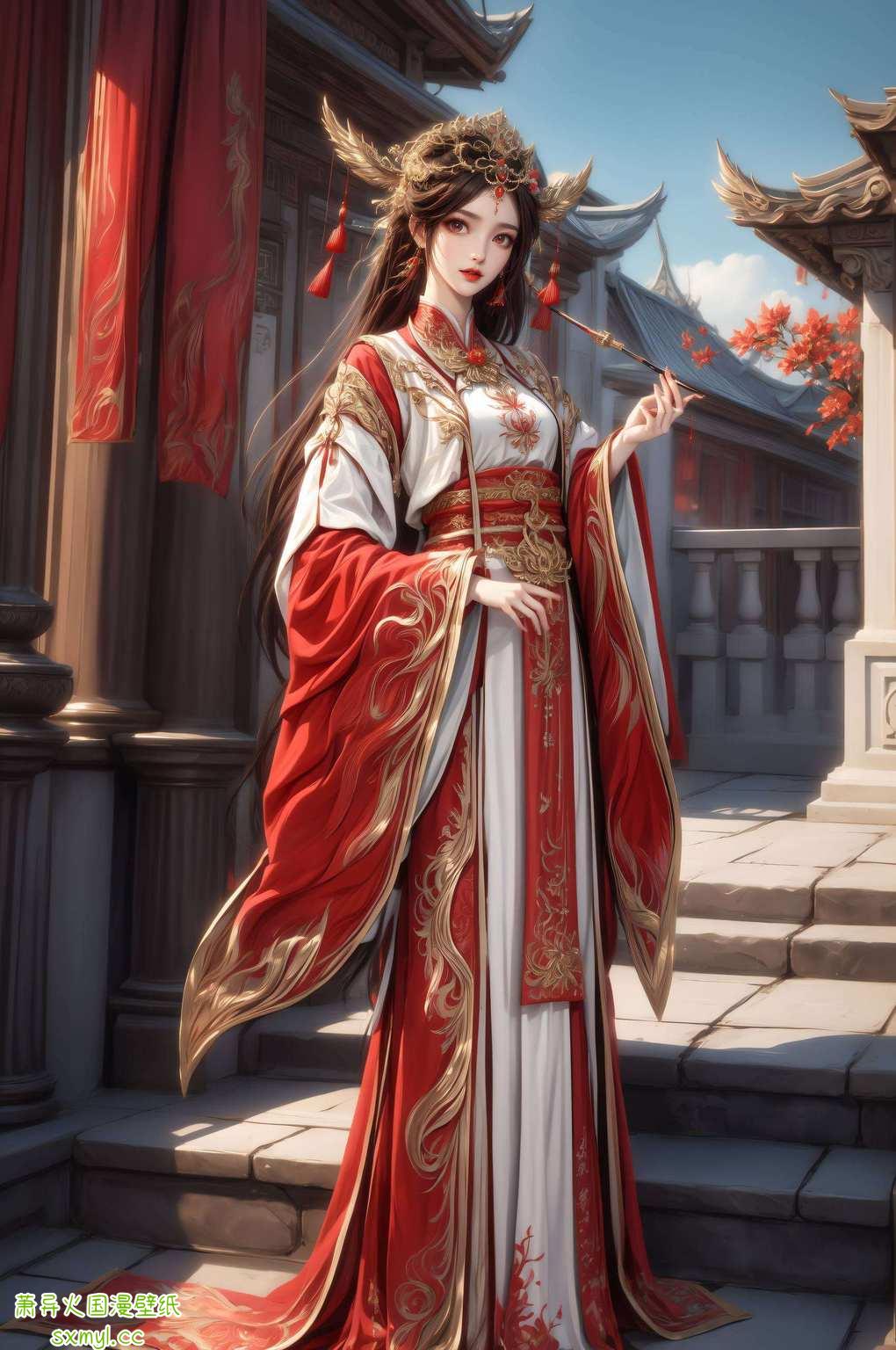 那小背影儿她那俏皮可爱的模样又让人忍不住想叫她“国漫小美女”