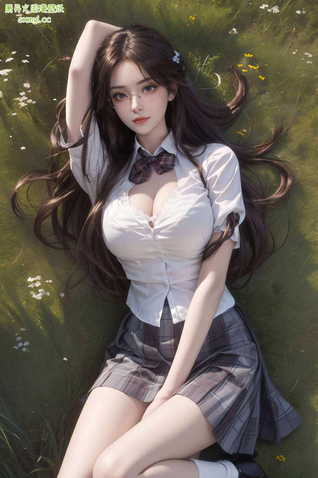 身着火红长裙让人惊艳不已