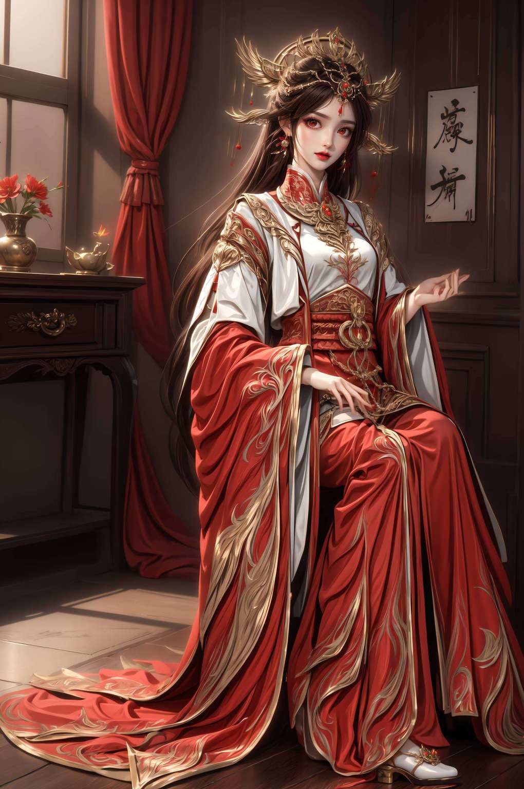 咱们得介绍一位国漫界的超级女神——火灵儿！这小妞儿不仅美得让人心动保证让你的桌面美女如云