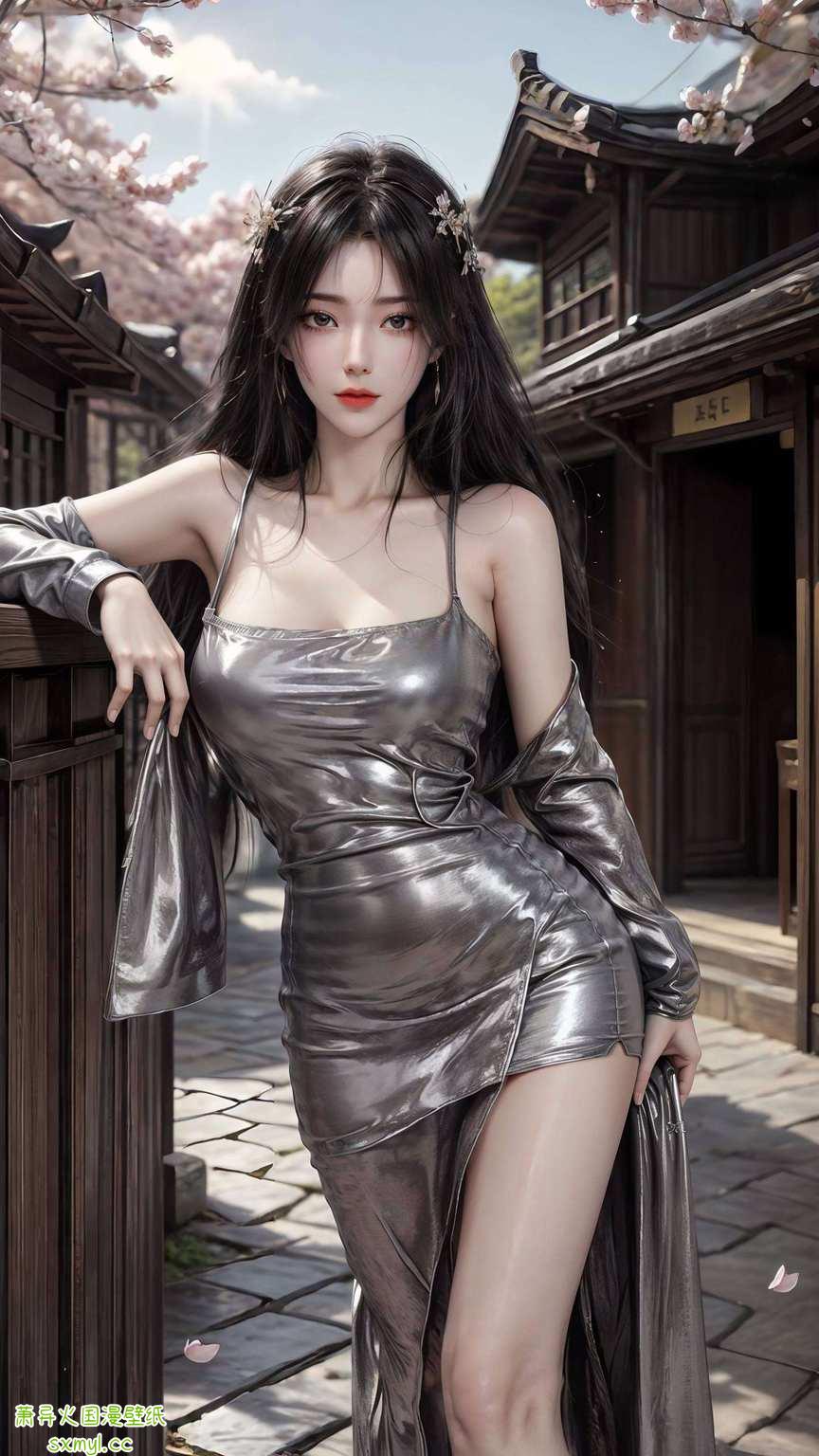 她那飘逸的长发、如水的眼眸更是电脑桌面上的一道亮丽风景线