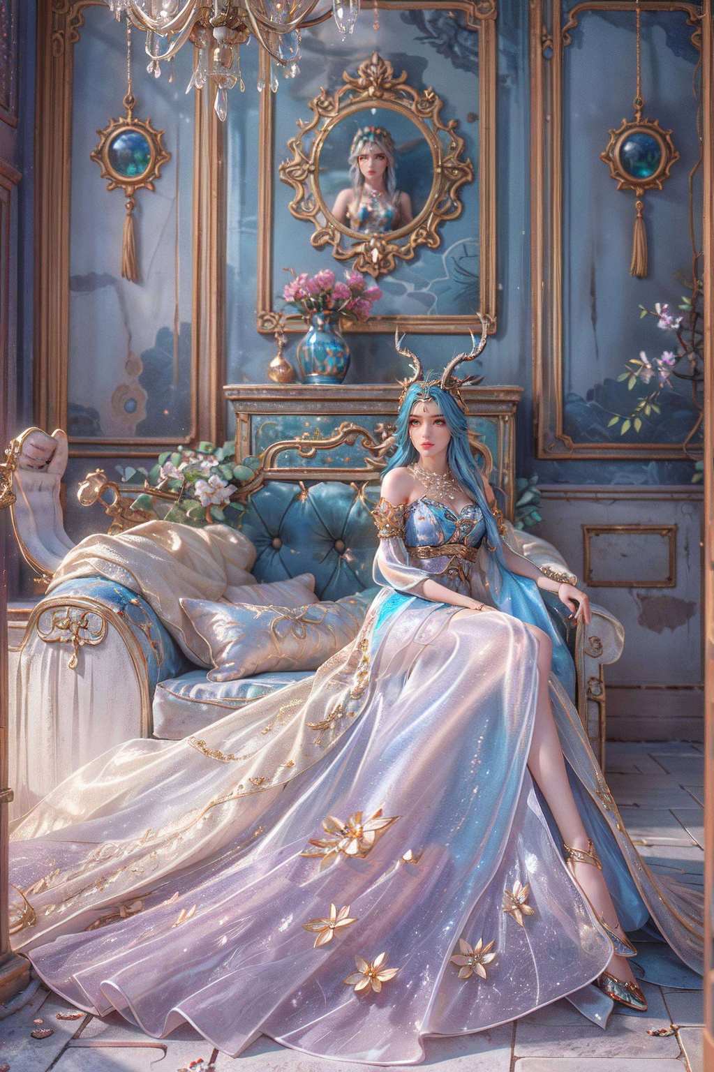 完美世界的龙女正优雅地翩翩起舞在这场热门免费壁纸秀电脑桌面的盛宴上