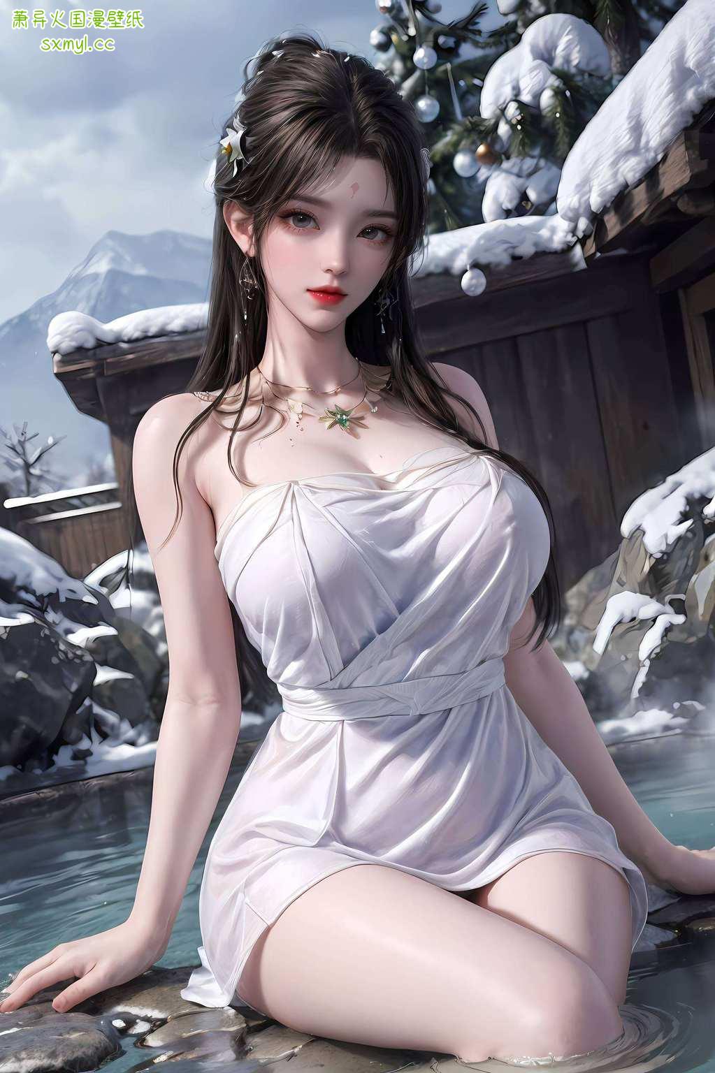 这位国漫界的女神更是让电脑桌面瞬间变身完美世界