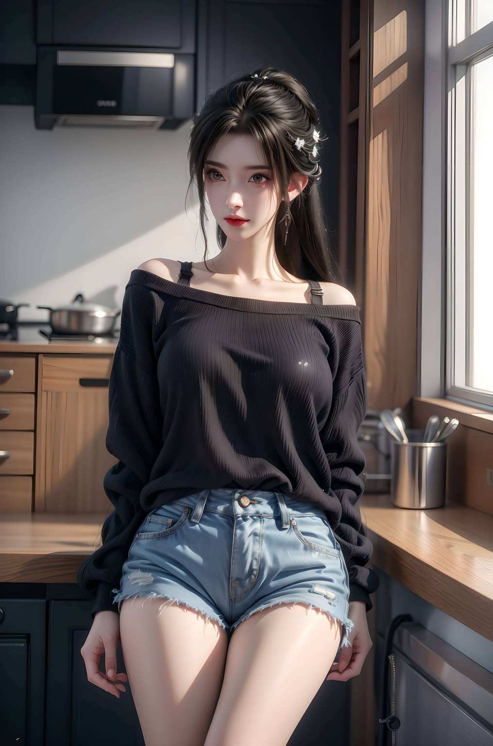 也是无数粉丝心中的“壁纸女神”手持利剑
