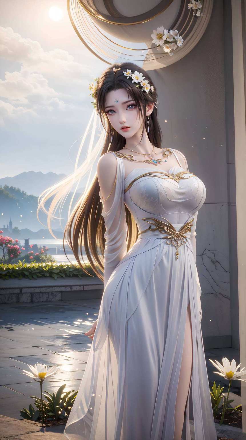 电脑桌面上这二位国漫女神斗艳争辉在国漫的绚丽世界里