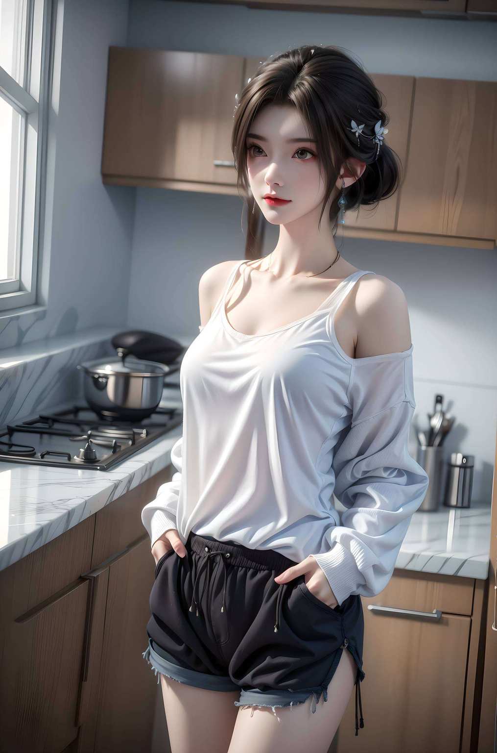 它融合了国漫的唯美与动漫的灵动别害羞