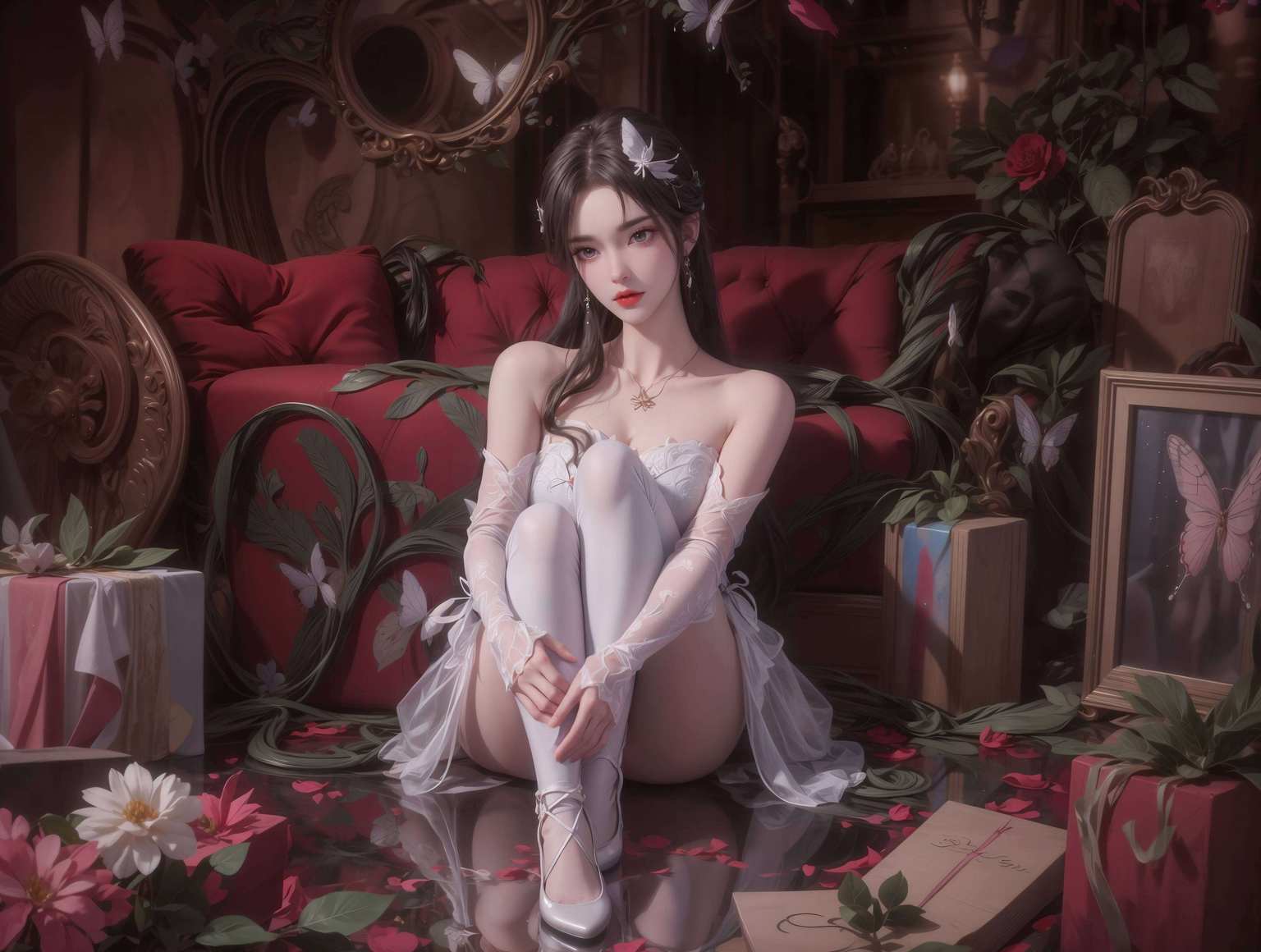 国漫美女萦绕梦牵
