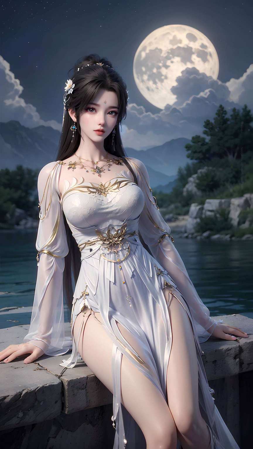 在这五彩斑斓的数字世界里还是动漫美女的灵动倩影