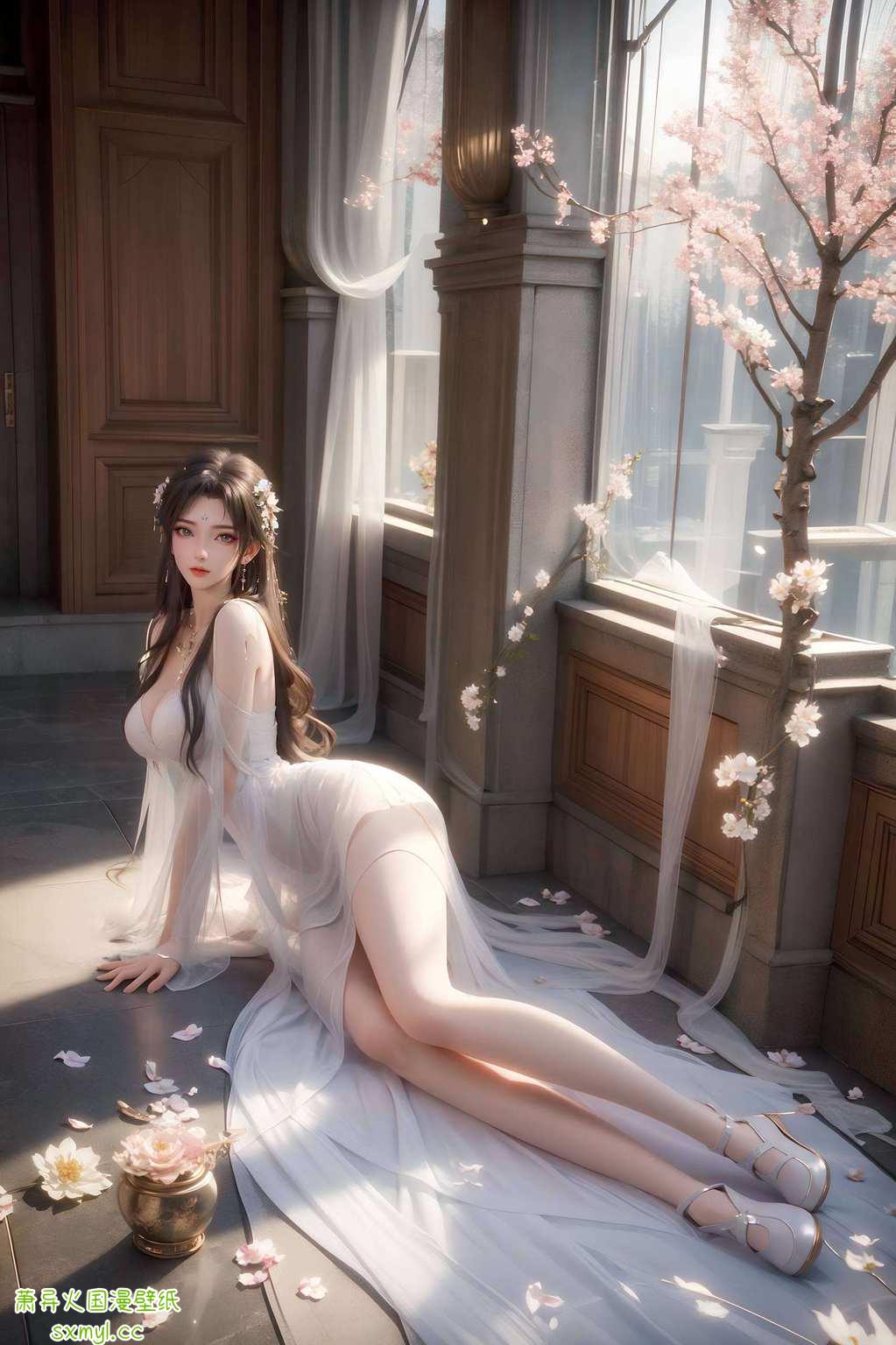 动漫美女翩翩起舞清漪映屏