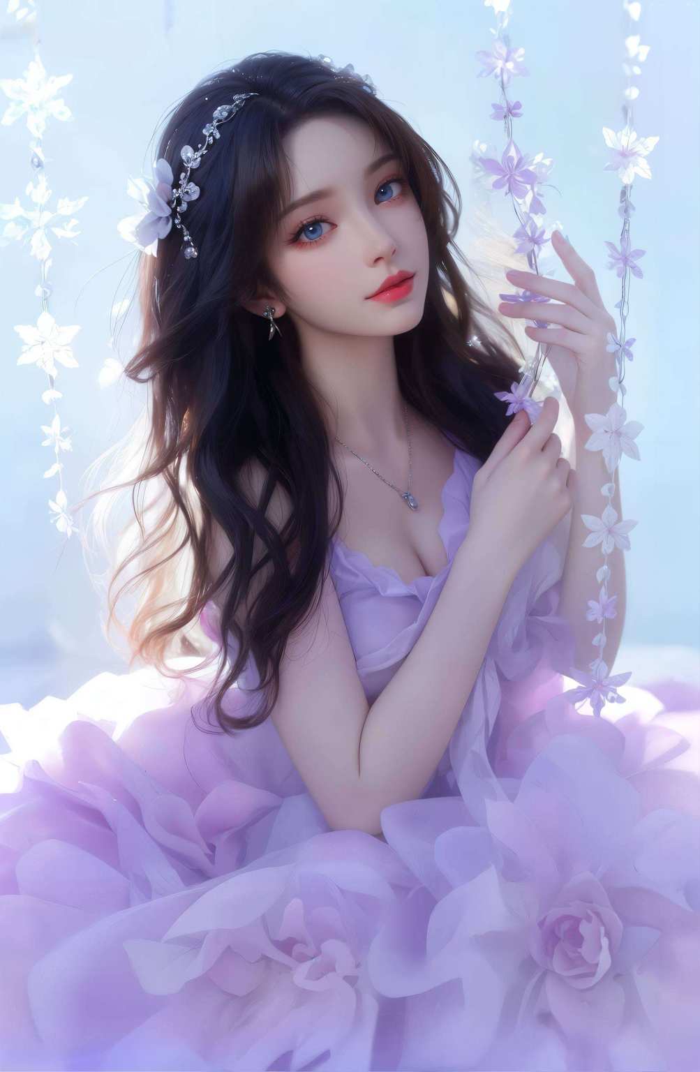将完美世界的精华浓缩于每一寸桌面时而幻变为动漫美女