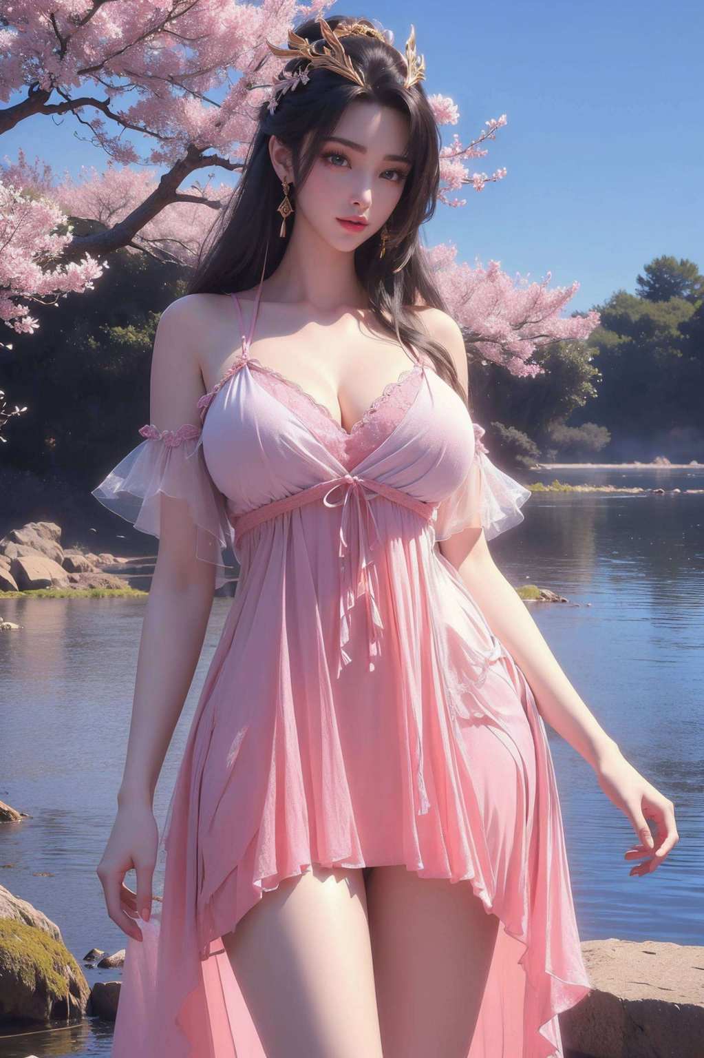 每一位观众都为之倾倒她的每一次凝视