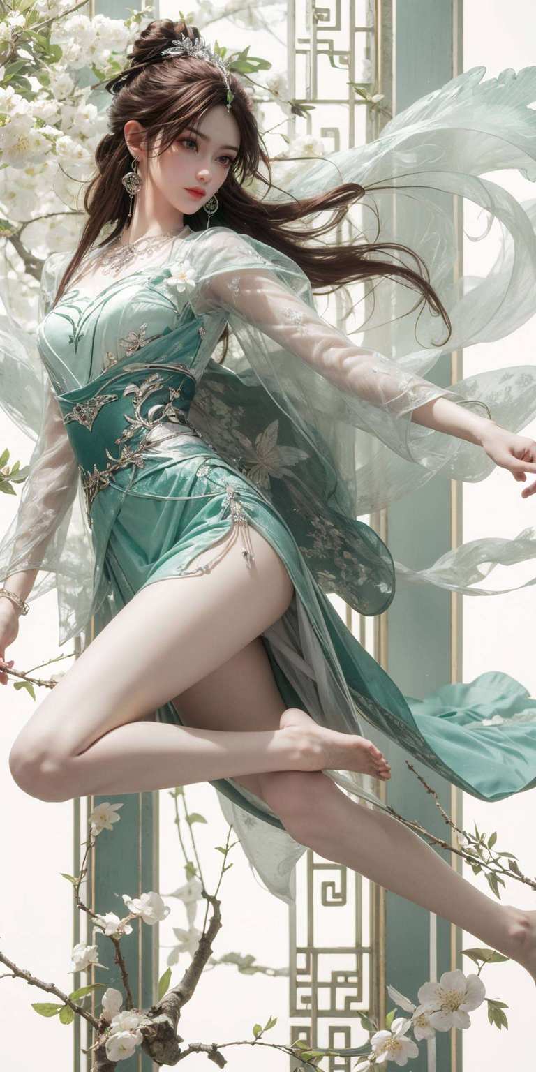不输任何动漫女神！叶倾仙翩翩起舞