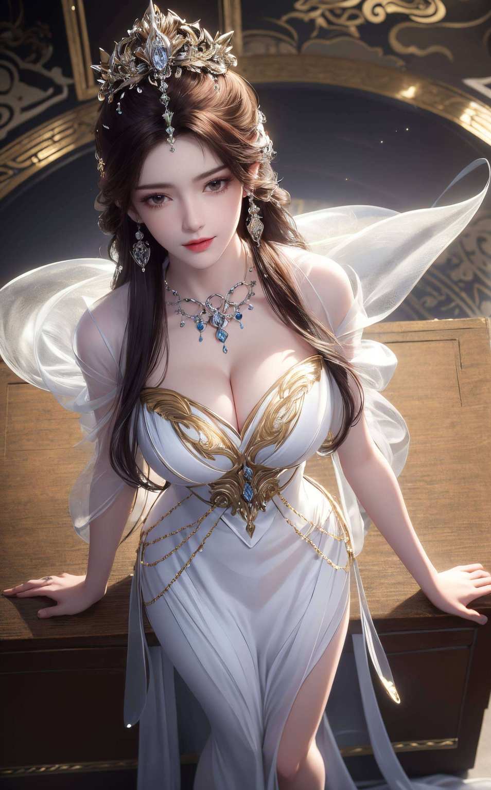 让电脑桌面瞬间变身艺术殿堂！叶倾仙飘然如仙