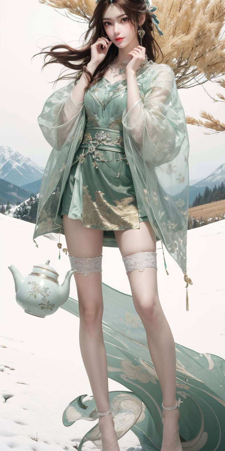 壁纸之中婉约动人