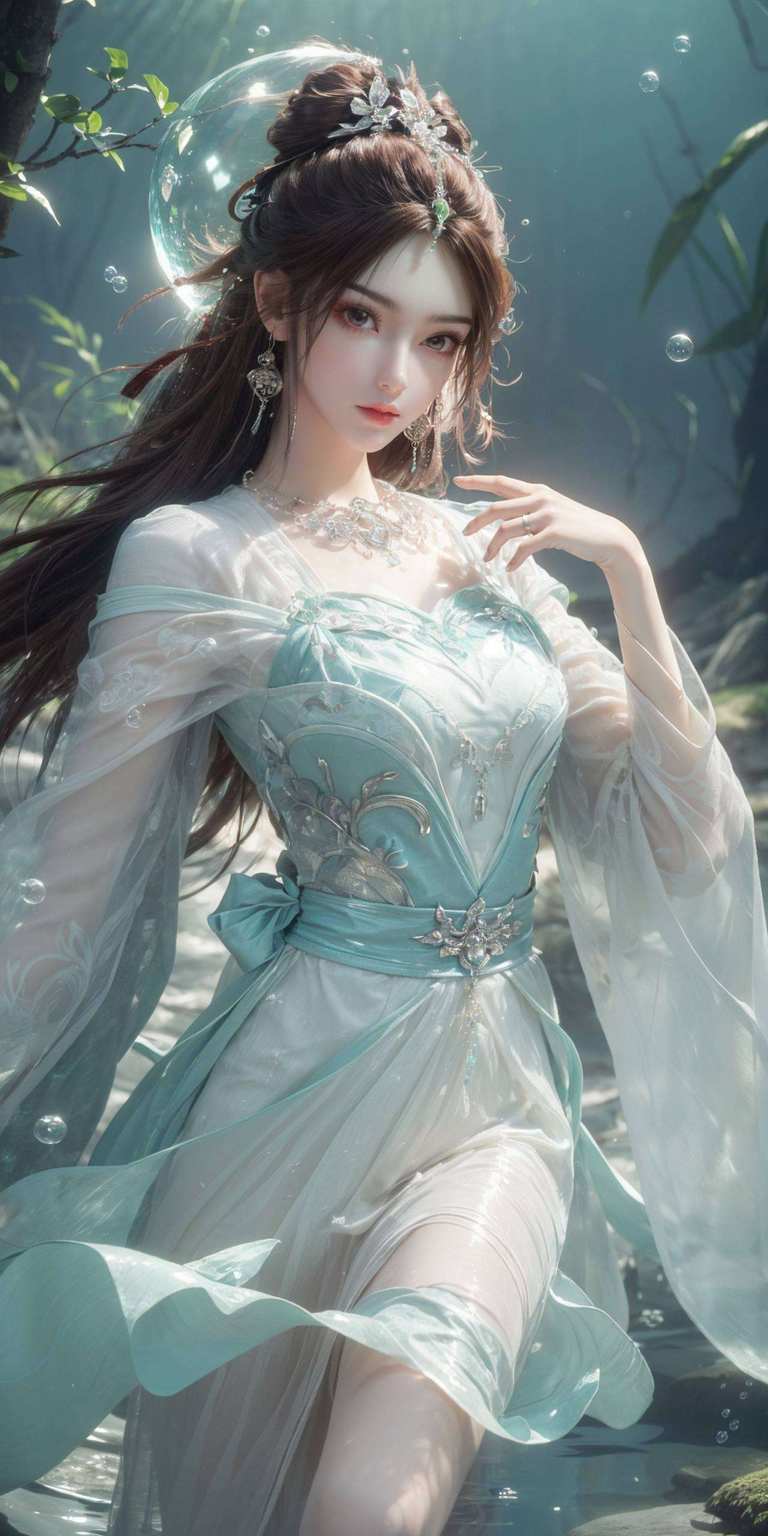时不时地亮瞎你的眼哟！别看她在完美世界里是个高冷仙子快快收了她