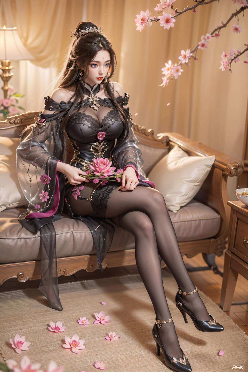 一袭白衣如雪别看她是国漫中的冷艳美女