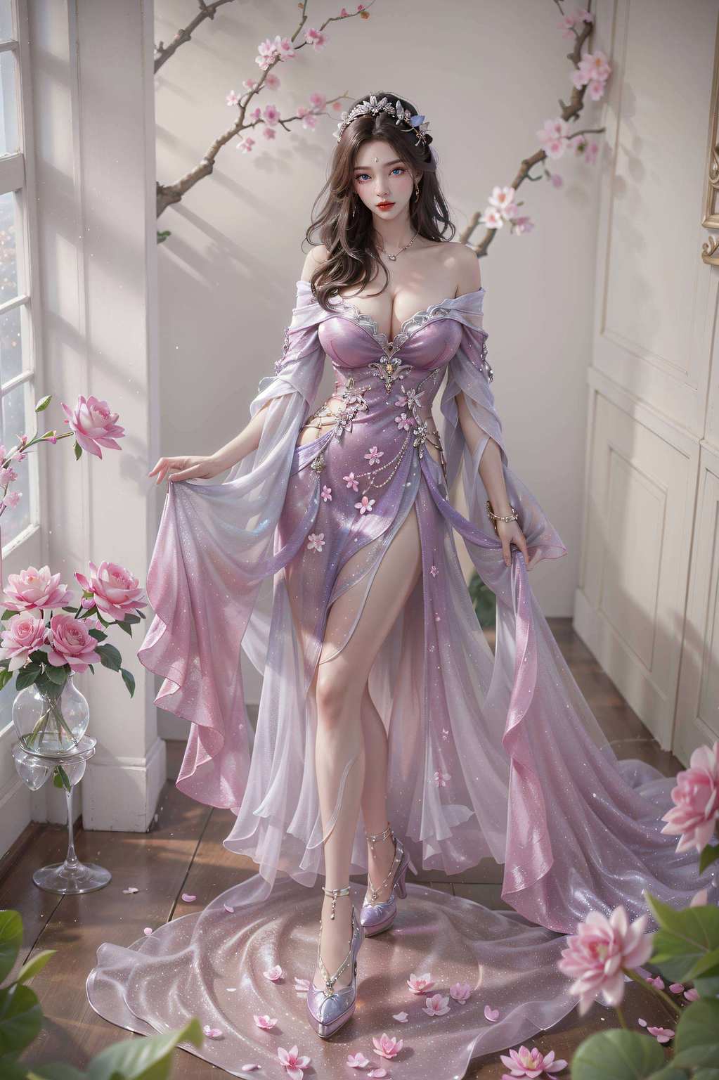 简直美得让人鼻血横流更有神秘角色月婵麻匪壁纸文件