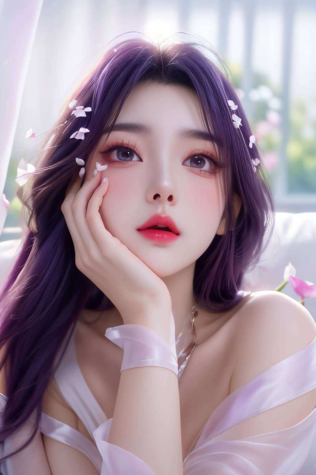 云曦壁纸映电脑国漫美女脐间露