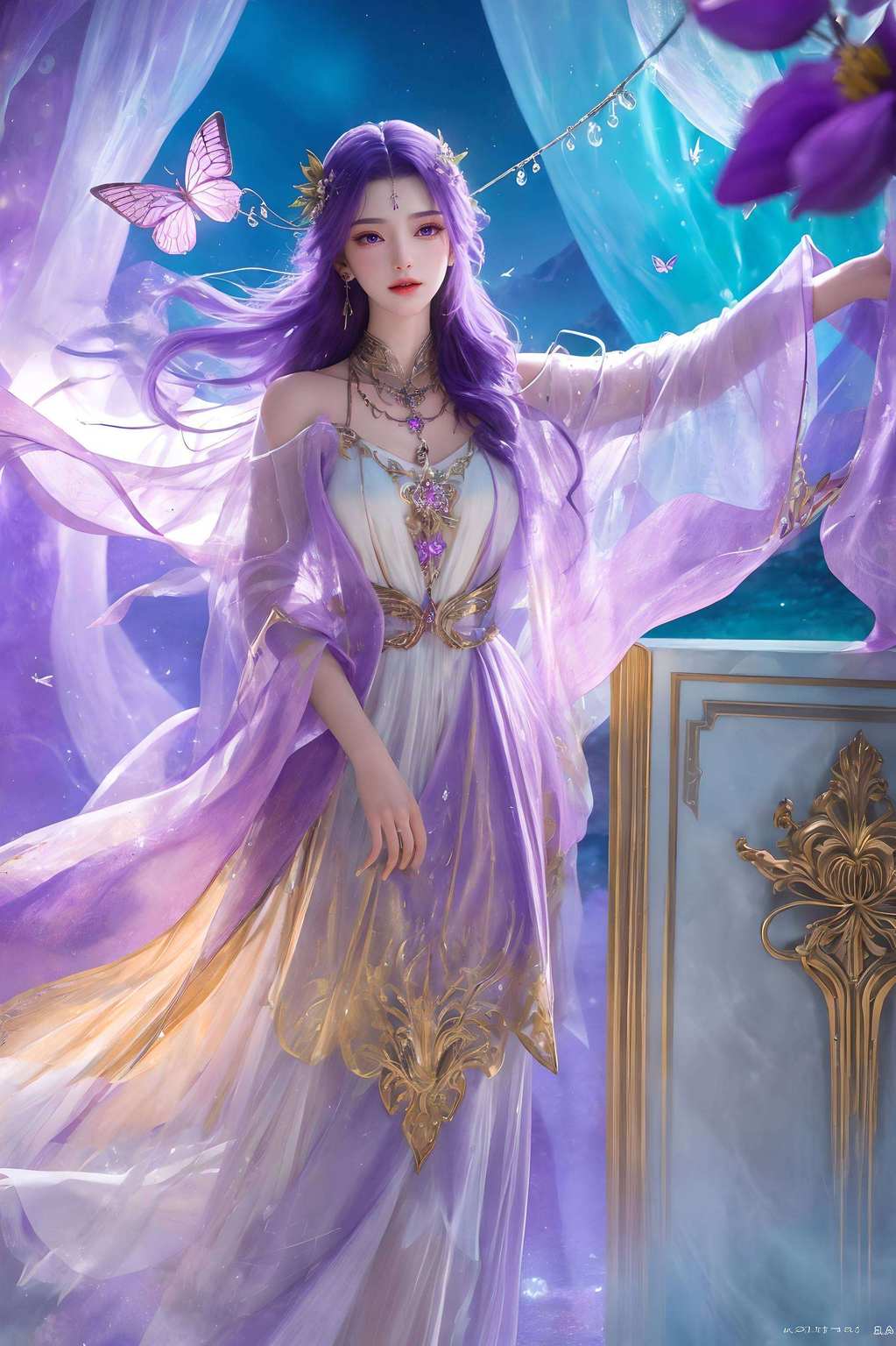 美轮美奂云影摇曳