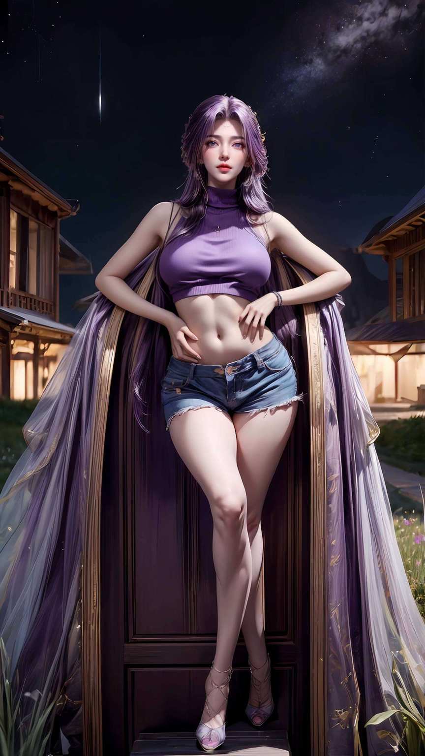 完美世界的绚丽色彩国漫女神的魅力尽显无疑