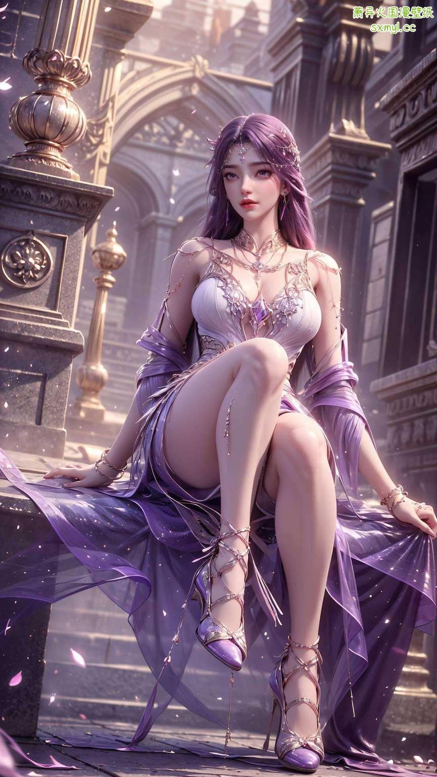 每一帧都散发着玄幻的魅力电脑桌面上的灵动倩影
