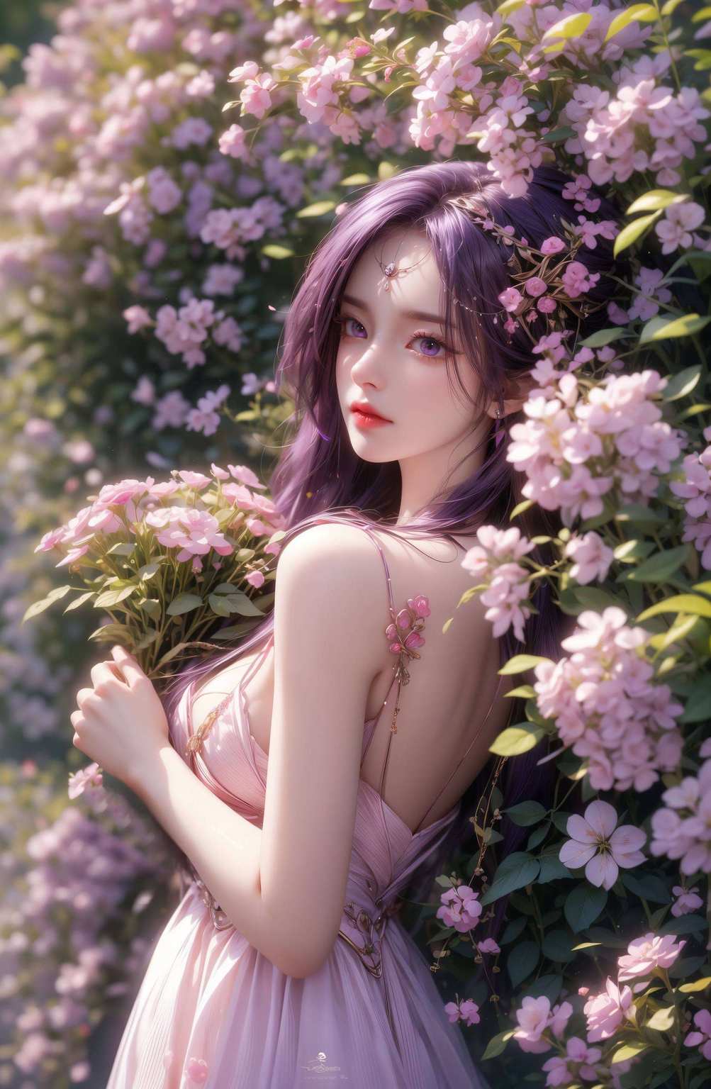 电脑桌面焕新时刻邂逅国漫女神的独特魅力！
