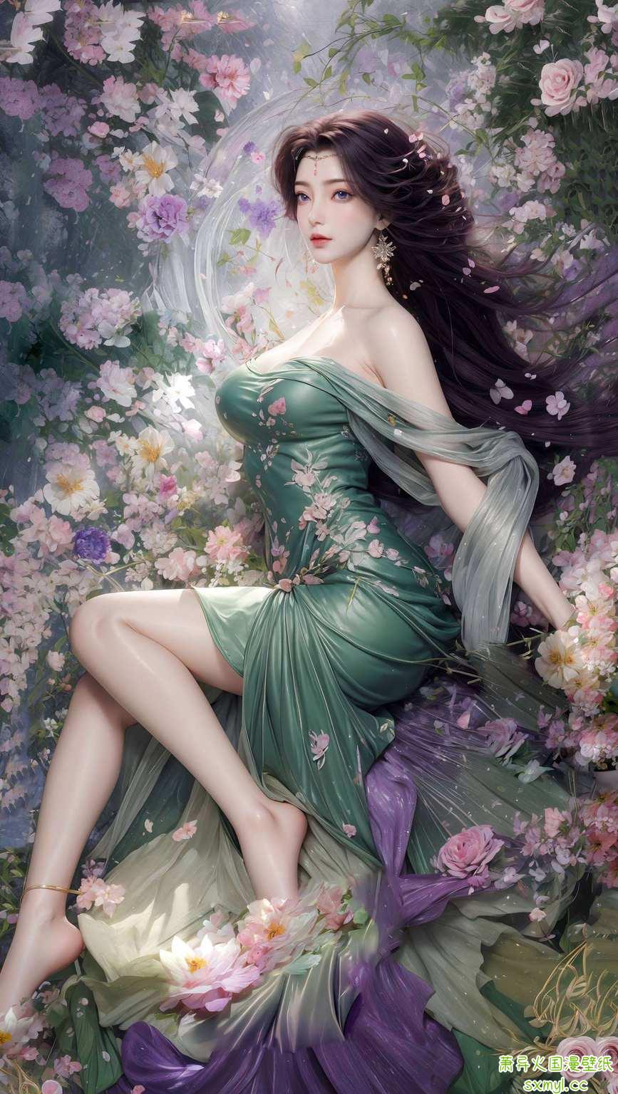 壁纸里的她都感觉自己穿越到了另一个世界