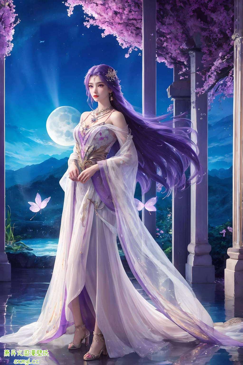 云曦的倩影如梦似幻感受国漫美女的魅力