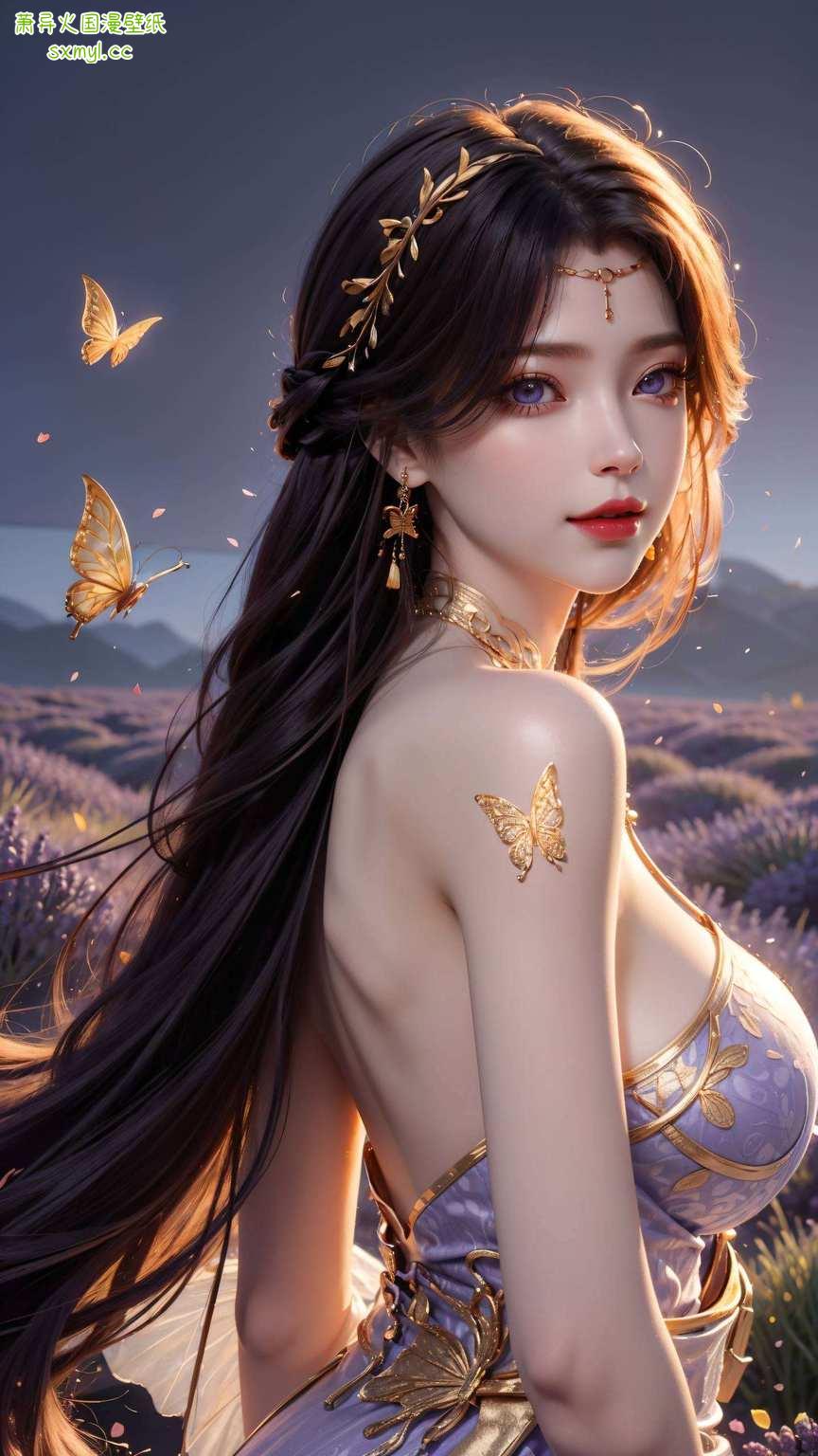 国漫美女们笑靥如花国漫女神们各个风情万种