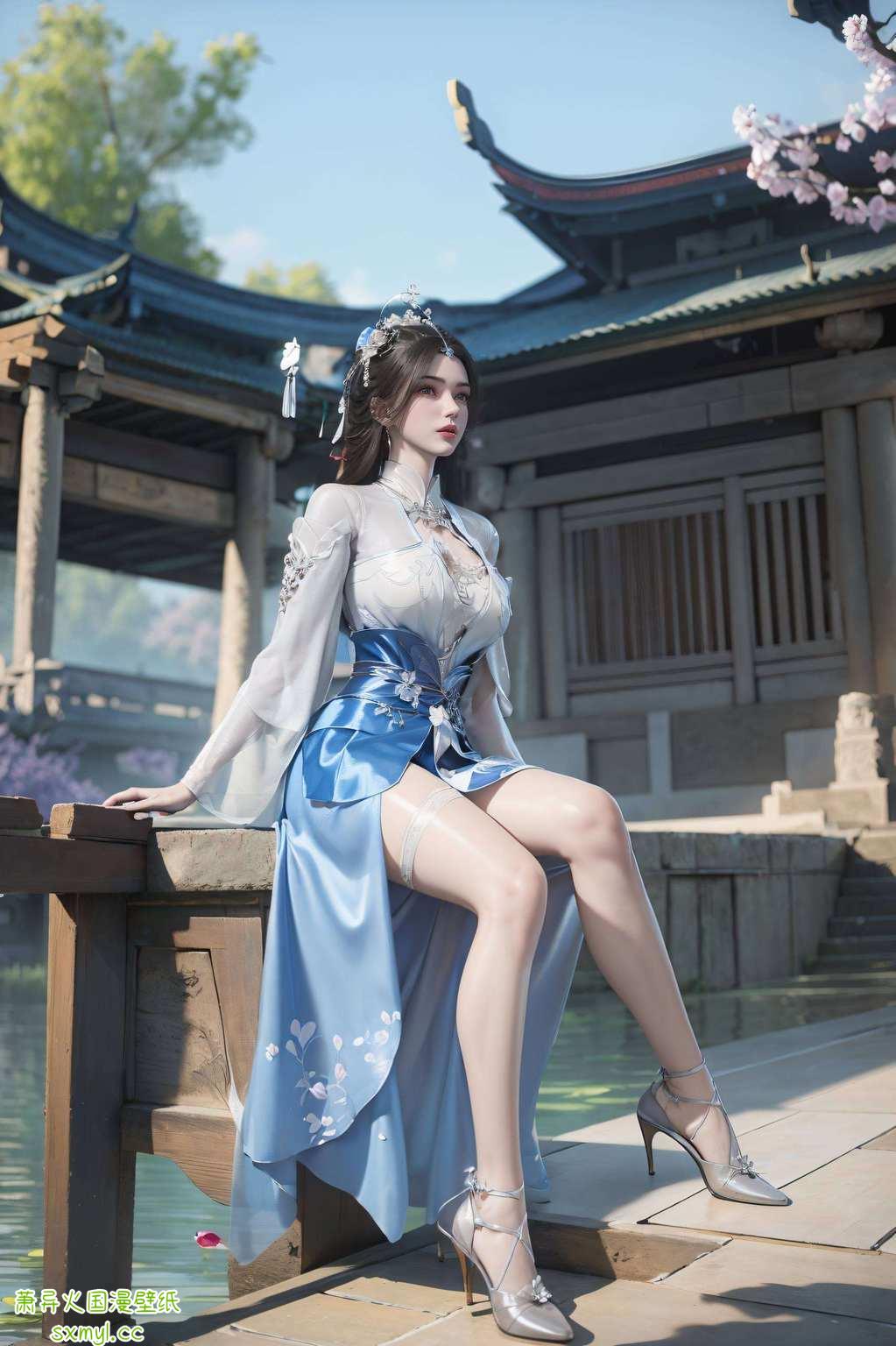 简直就是国漫女神和动漫美女的完美融合！马良和李慕婉这对神仙眷侣嘿