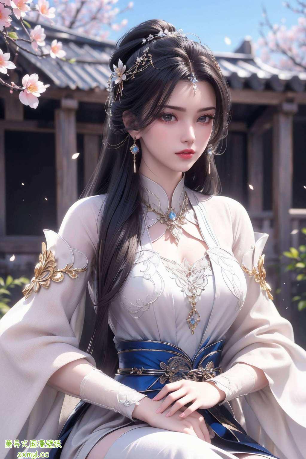 动漫女神聚首壁纸映神韵；国漫美女翩翩