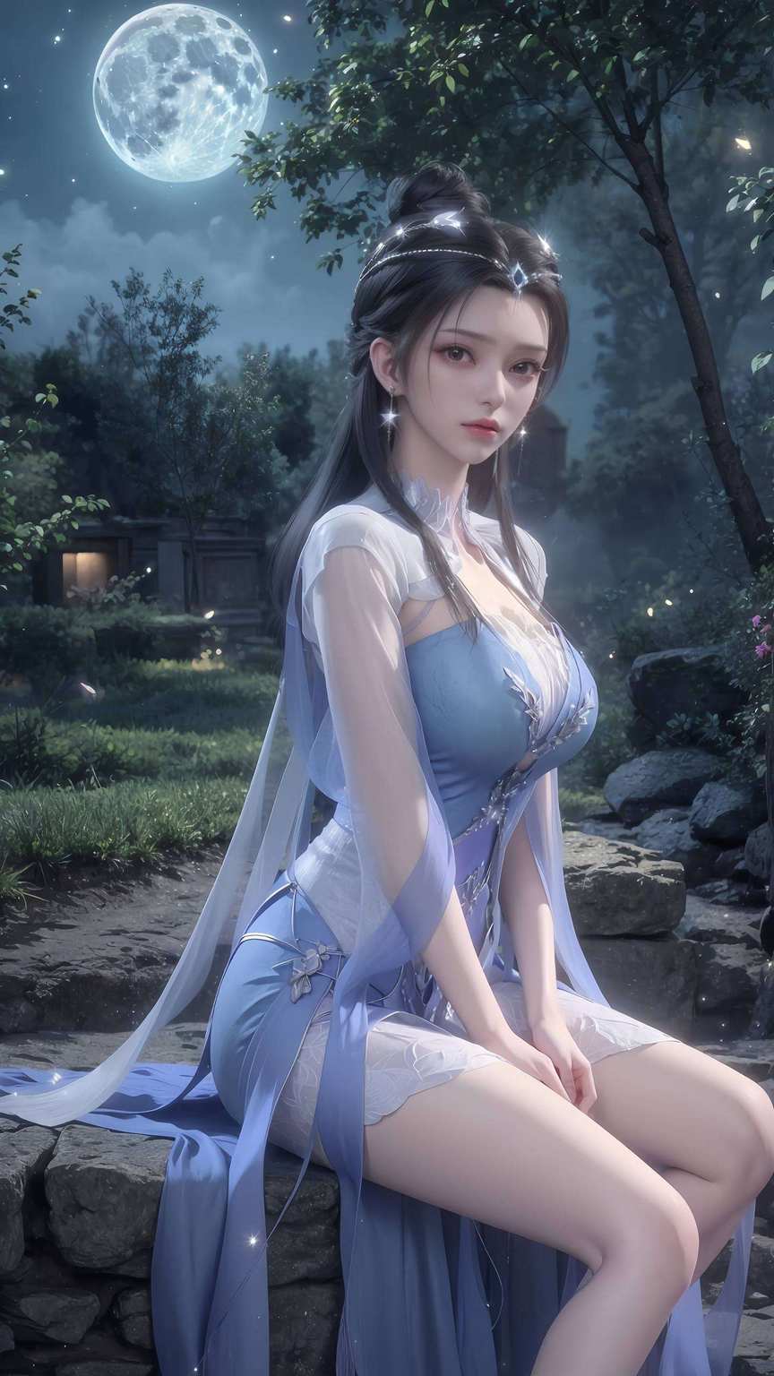 这位从仙逆中走出的古典美人这是通往幻想世界的窗口
