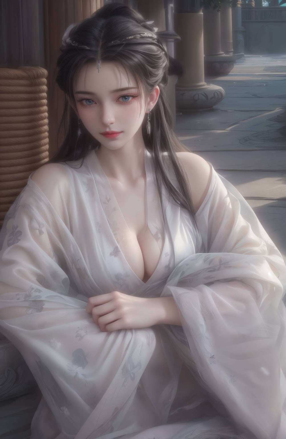 动漫美女李慕婉神图君裁剪成佳眷