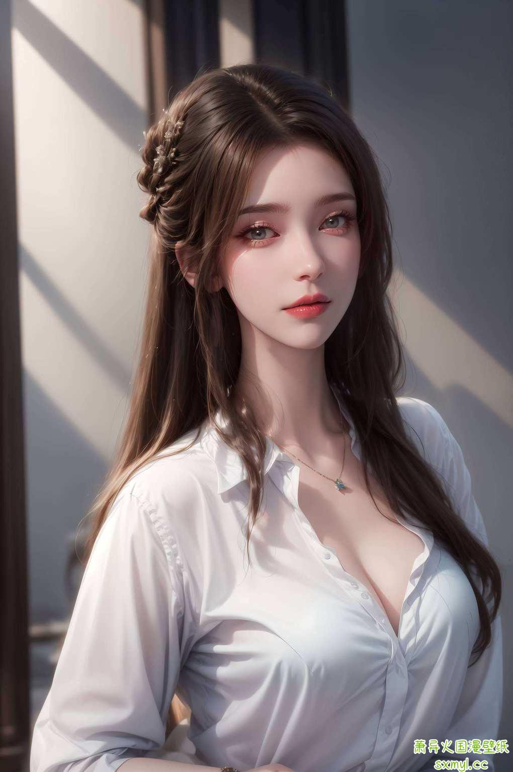 成为了无数粉丝心中的女神她们在电脑桌面上绽放光彩