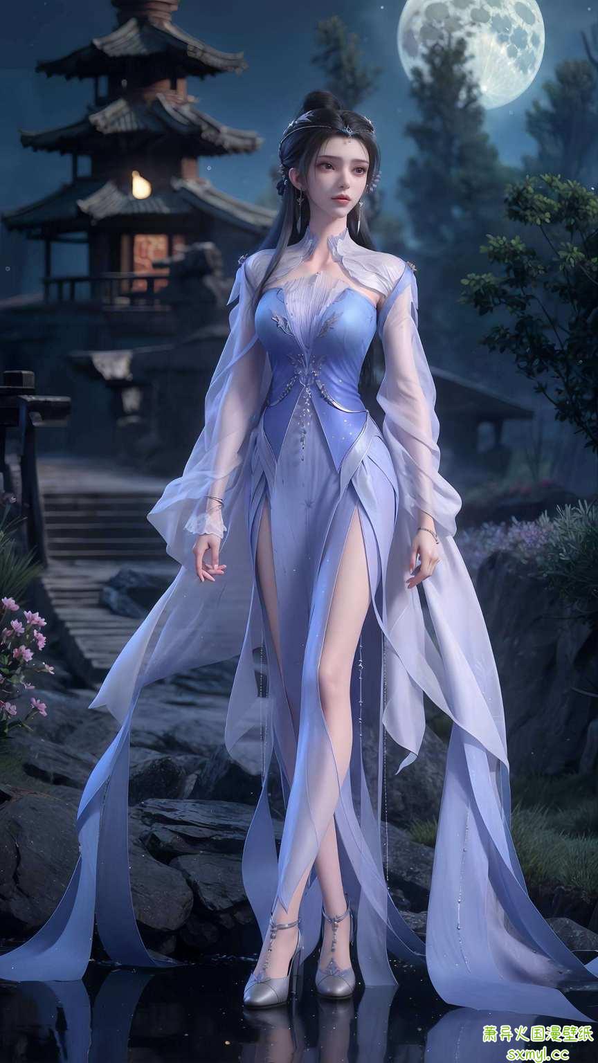 尽显玄幻之美李慕婉仙颜映屏