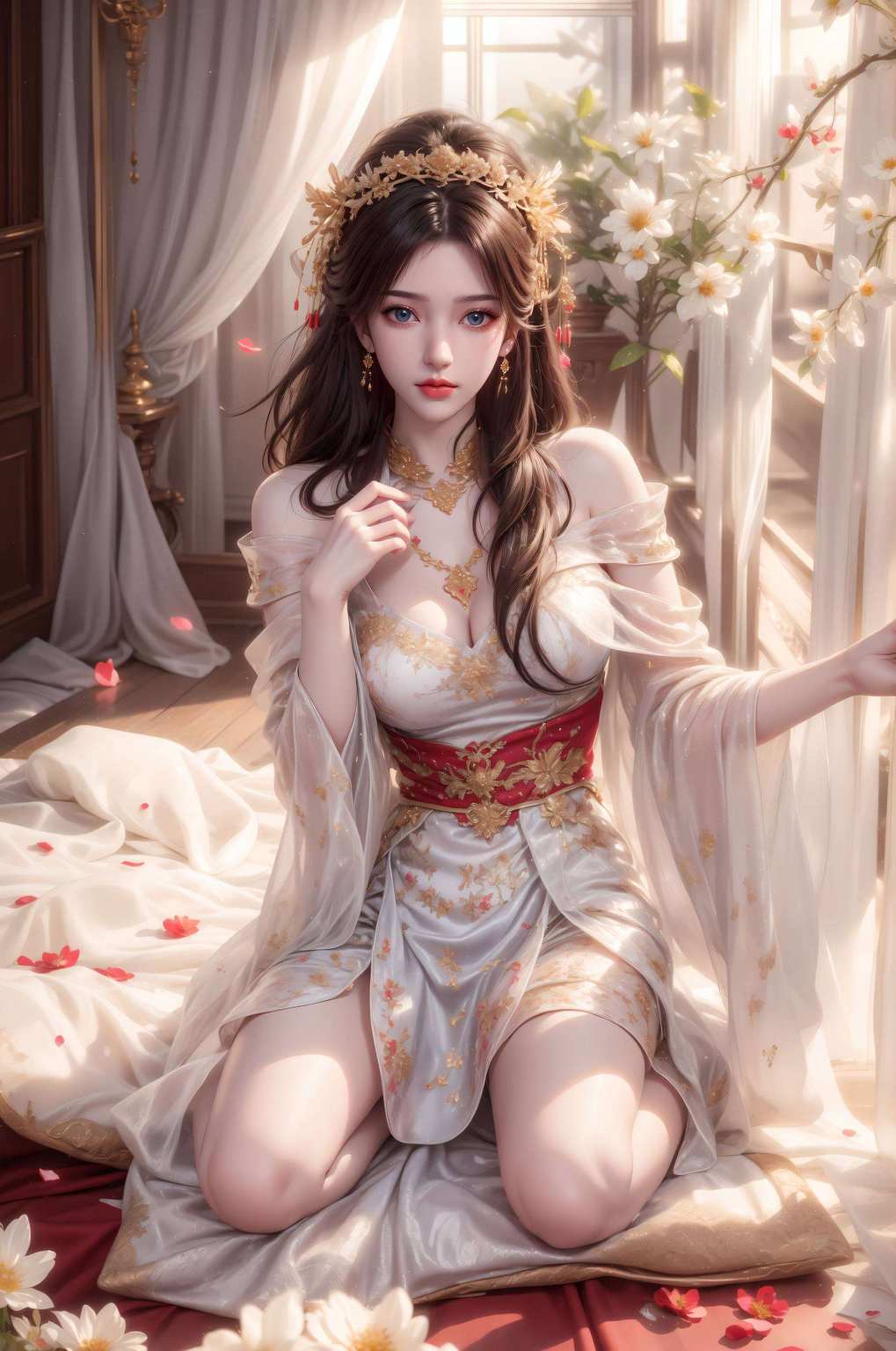 今天给大家介绍一对国漫界的甜蜜CP——仙逆里的李慕婉和她的AI情侣壁纸！这可不是一般的壁纸哦小心被屏幕里的他们甜到心里去哦！