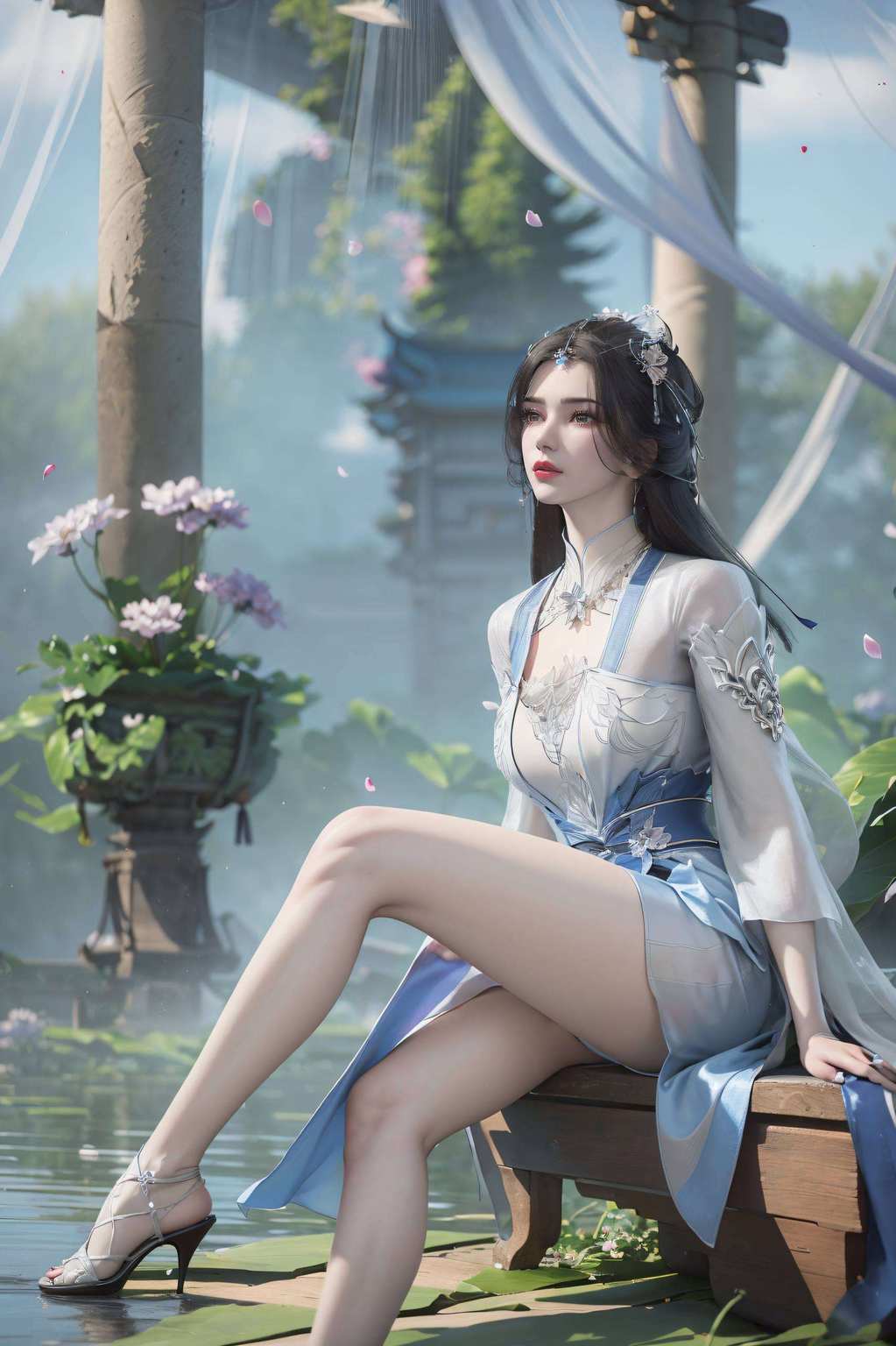 她们每一个都是独一无二的风景简直是电脑桌面上的一抹玄幻色彩