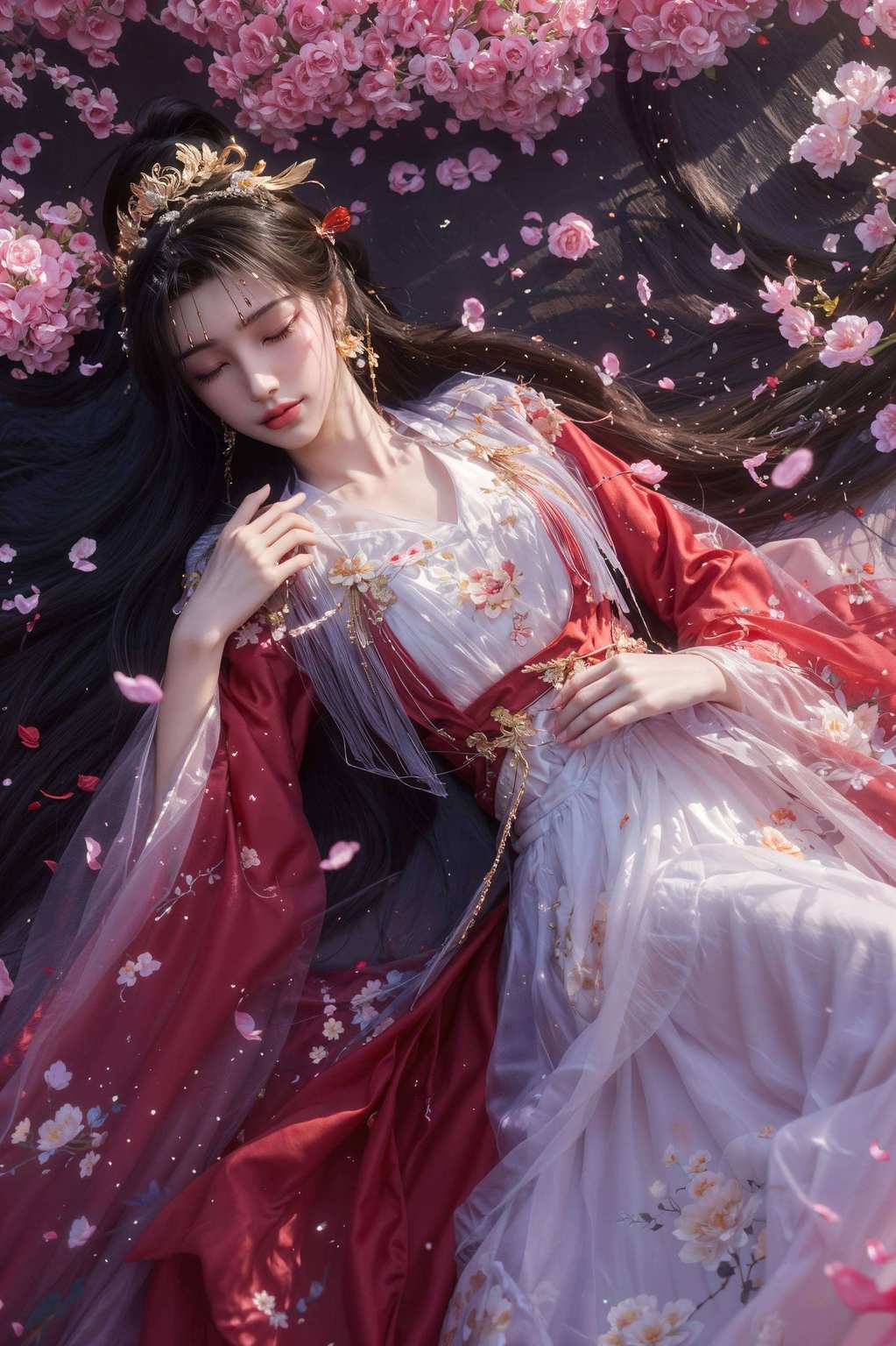 嘿嘿宛如从玄幻世界里走出来的仙子