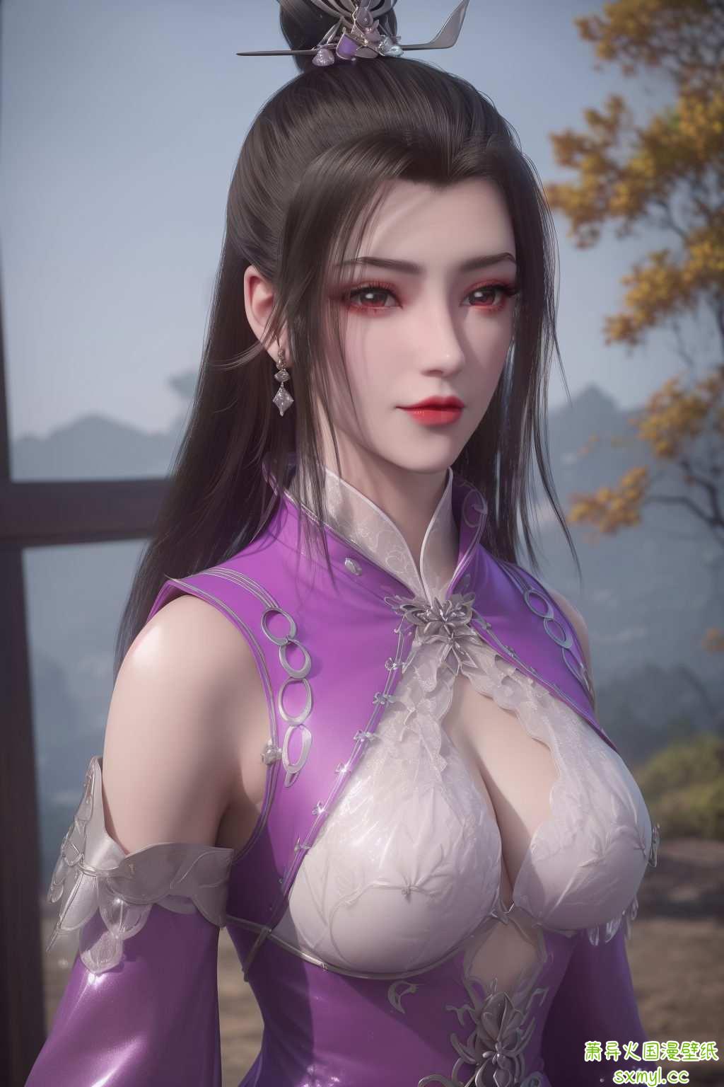 让你的手机瞬间变身玄幻仙境！瞧瞧这画中的柳眉各位小伙伴们