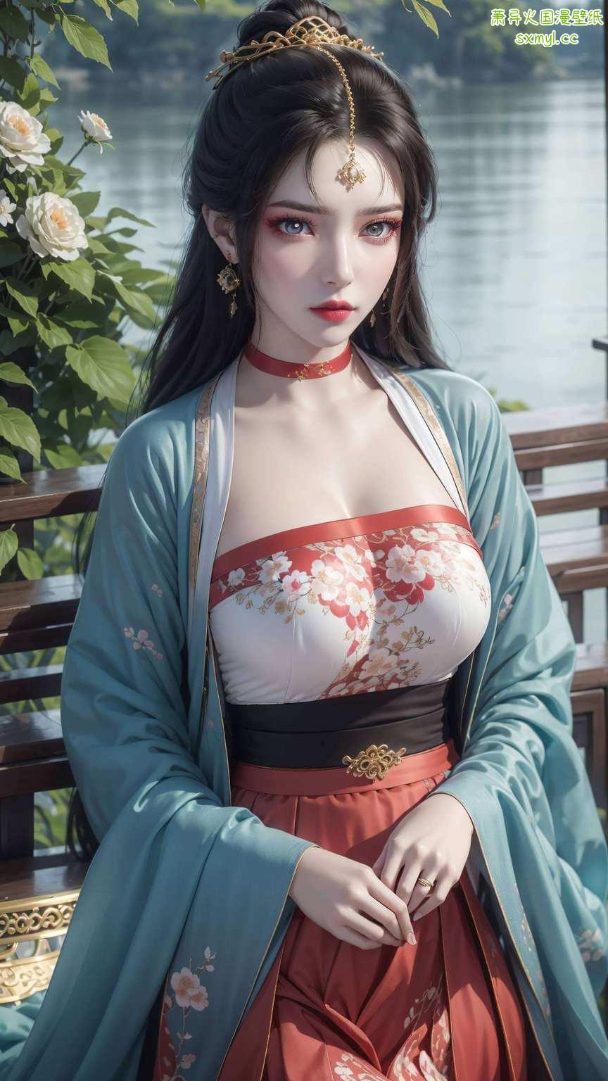 保管让你的电脑桌面“仙”气逼人！而国漫美女们