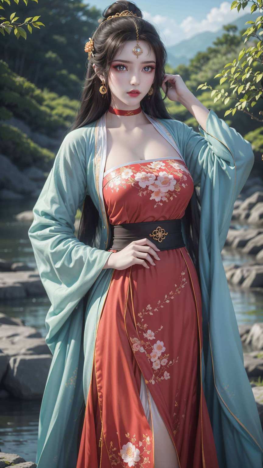 意境悠远；更有国漫女神墨云高清抖音壁纸动漫美女