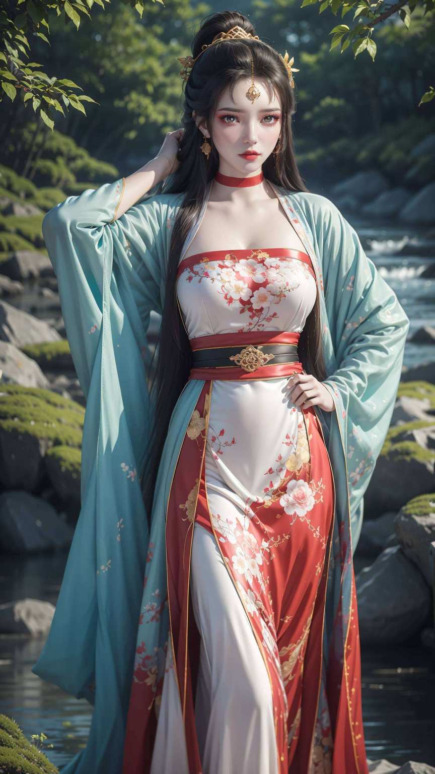 尽显女神之美墨云翩跹